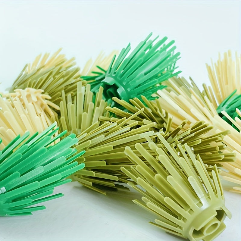 8pcs Farm Grass Shrub Plant Garden Construction Set