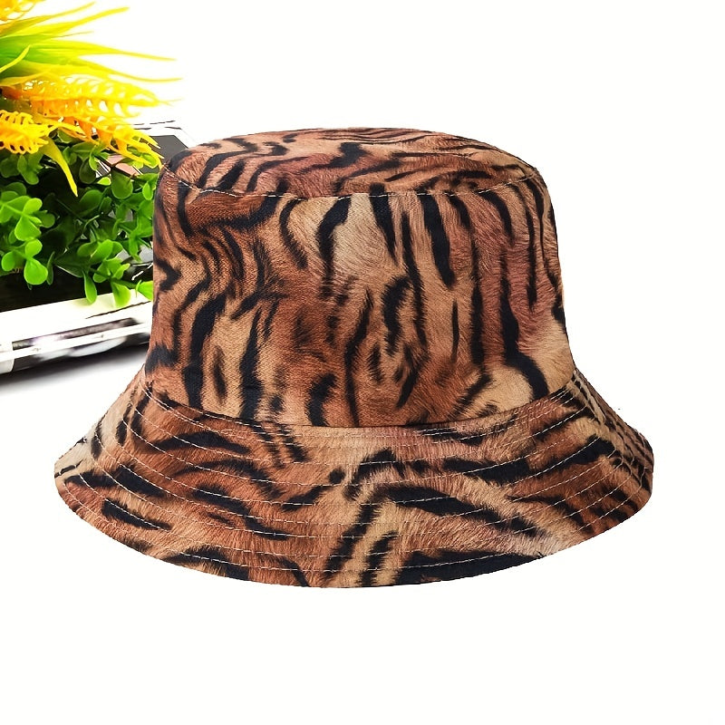 Double-sided Printed Sun Protection Bucket Hat for Men and Women