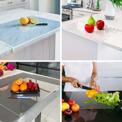 Acrylic Transparent Cutting Board for Kitchen Non-Slip