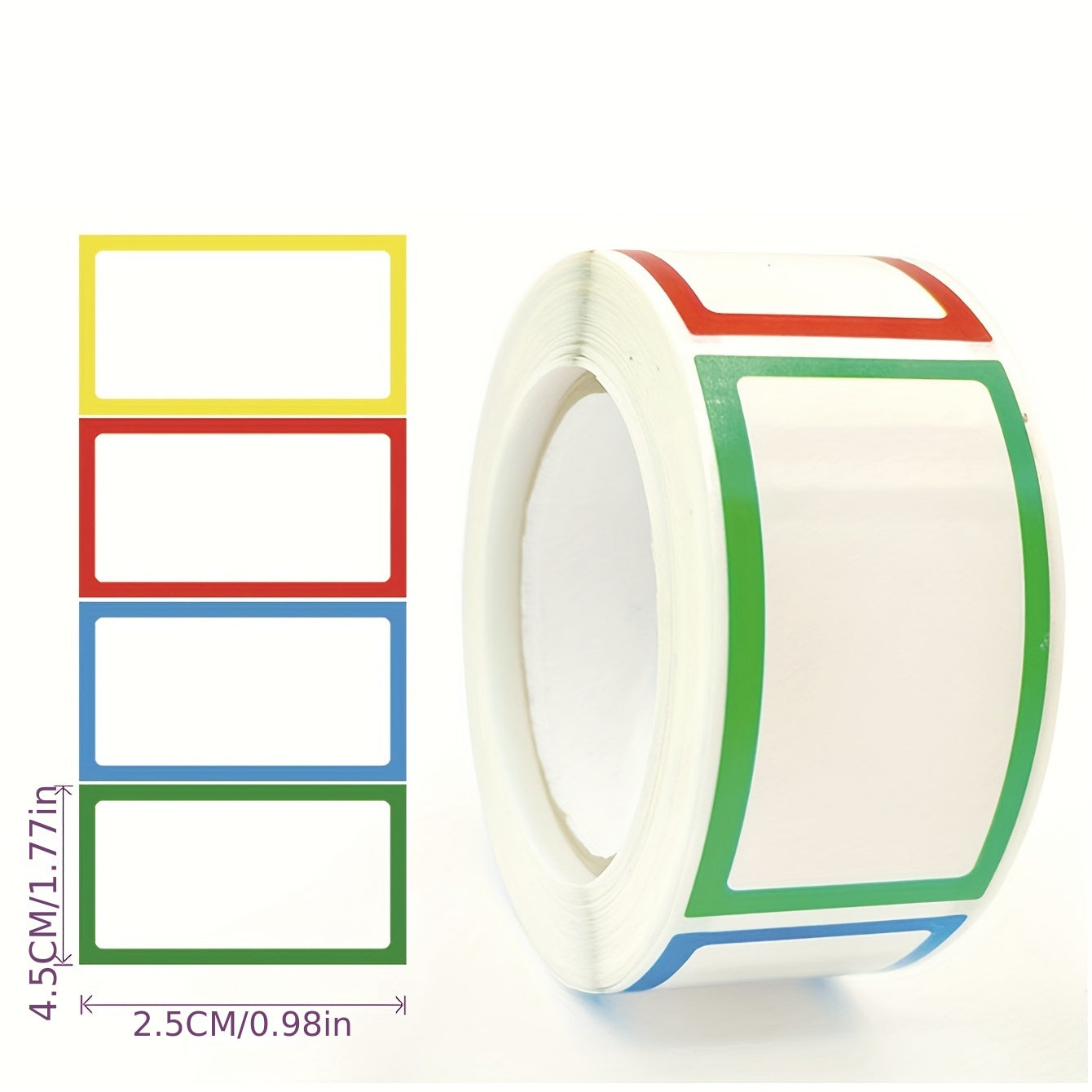 Colored Blank Stickers Roll for Seasoning Labels