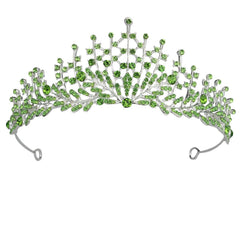 Baroque Crystal Queen Crowns Tiaras Princess Hair Accessories