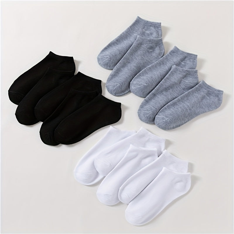 15 Pairs Soft & Lightweight Low Cut Ankle Socks Women's Stockings