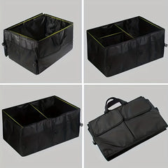 Car Folding Storage Bag Oxford Cloth Organizer Car Interior Grocery Box