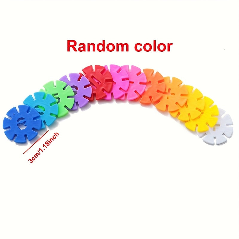 Small Round Building Blocks with Numbers and Letters