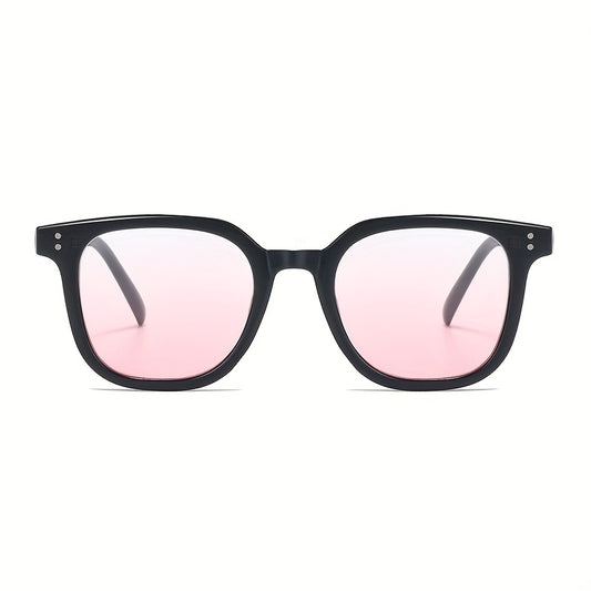 Square Sunglasses Gradient Mirror Lens UV400