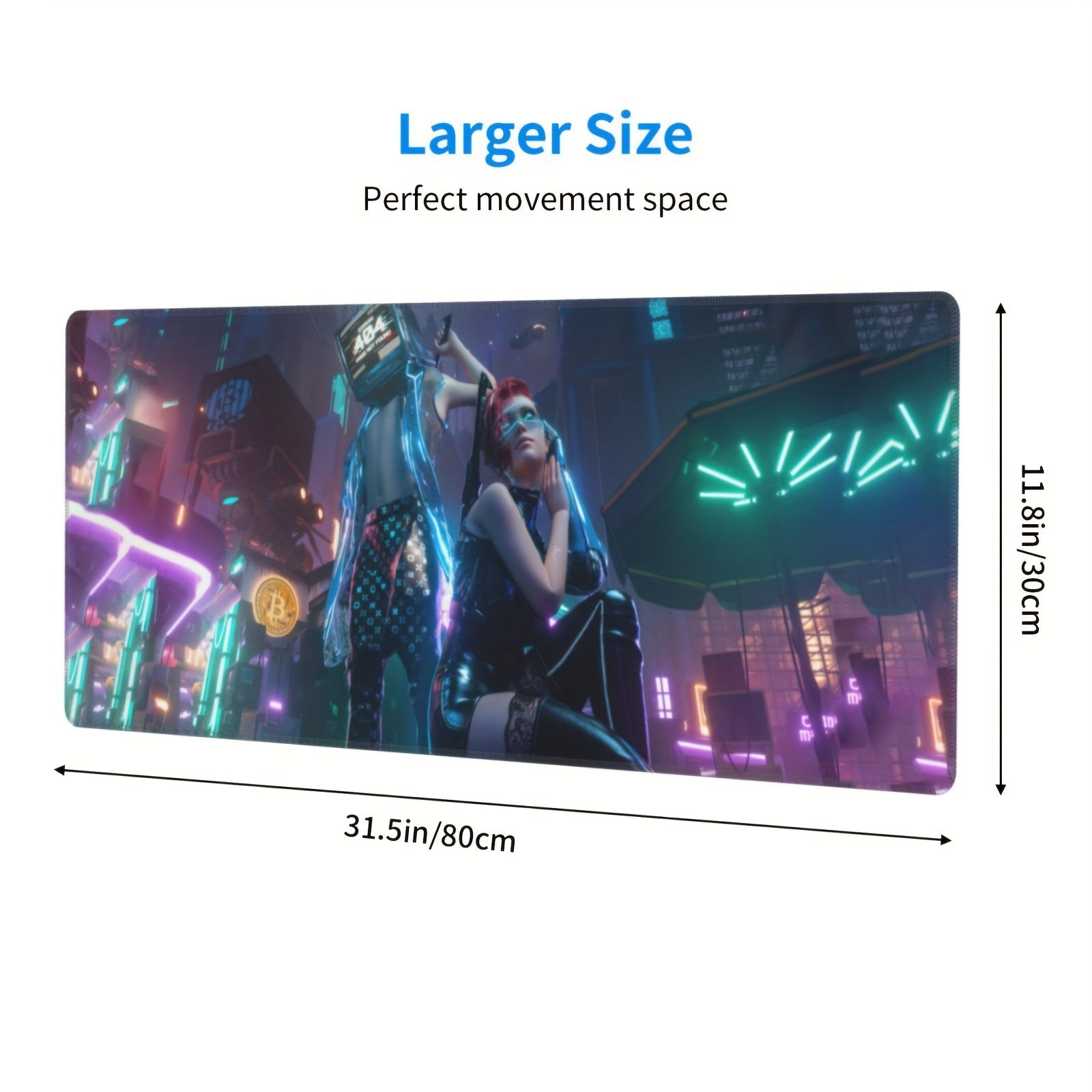Large Mouse Pad Micro Weave Cloth Desk Pad