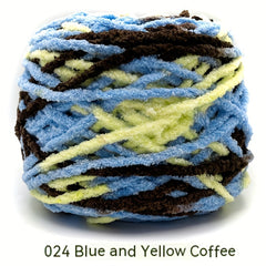 3pcs Colorful Ice Wool Thread for DIY Knitting Crocheting