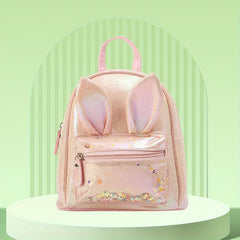 Kids' Rabbit Ear Backpack Waterproof Schoolbag