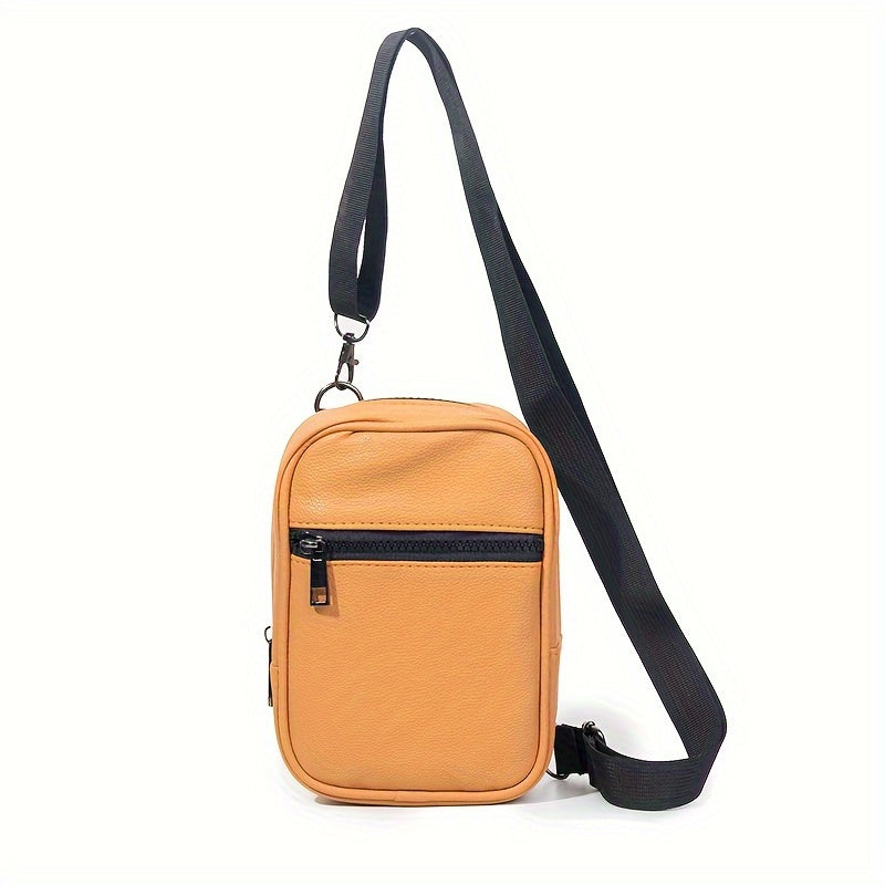 Solid Small Ladies Shoulder Bag with Adjustable Strap for Travel and Work