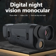 DT19 Monocular Night Vision Goggles - 2.5K High Definition Infrared Night Vision
