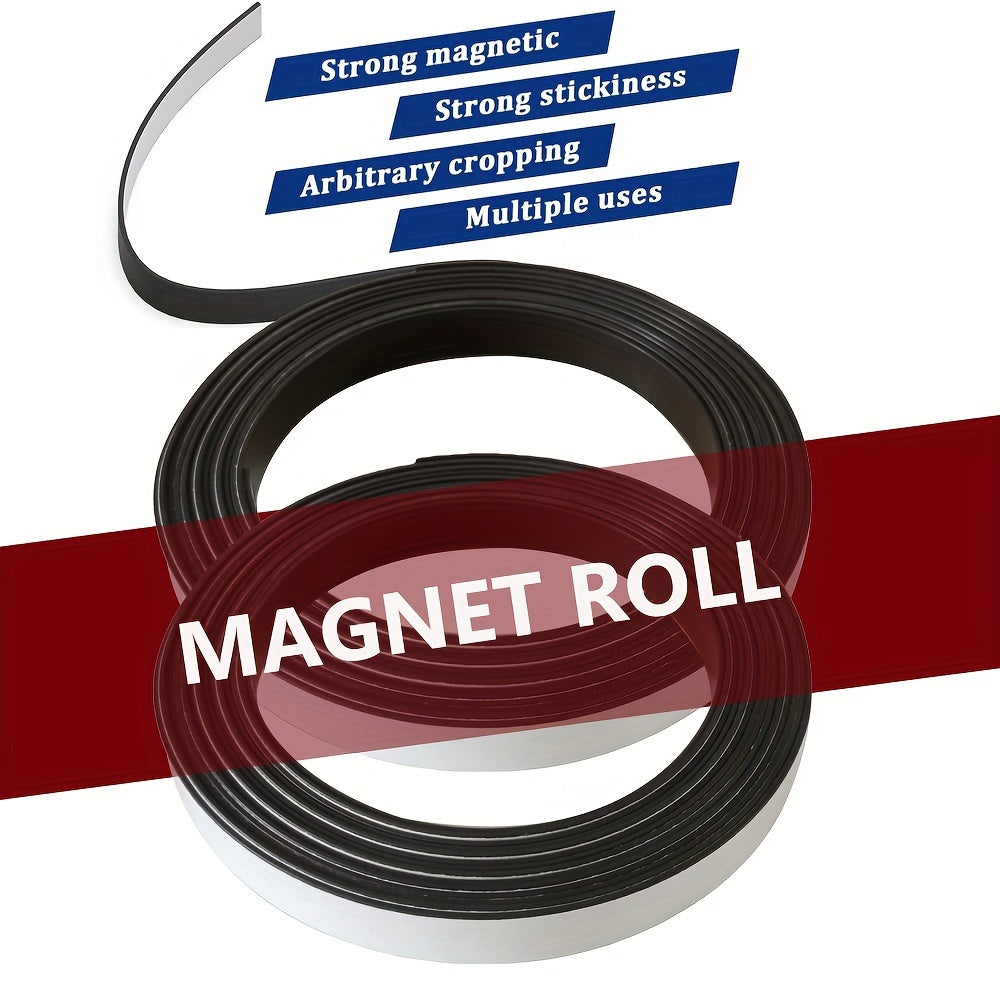 Magnetic Tape Roll 2.54cm x 4.51m - Whiteboards, Fridge - DIY Art Projects