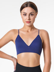 Wireless Triangle Cups Sports Bra Comfy & Breathable Women's Lingerie