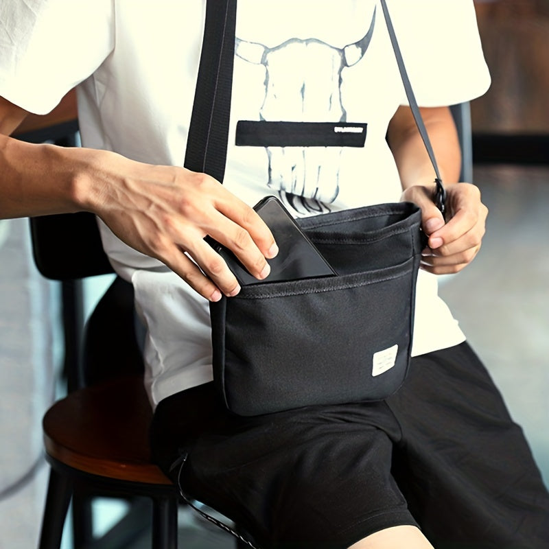 Men's Oxford Cloth Crossbody Bag Diagonal Casual Shoulder Bag