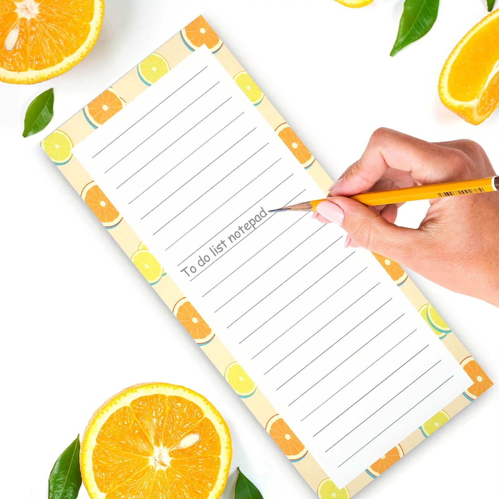 Magnetic Grocery List Pad For Fridge Full Magnet Back Shopping List
