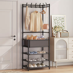 Household Easy to Assemble Hat Rack Layer Corner Vertical Storage Rack