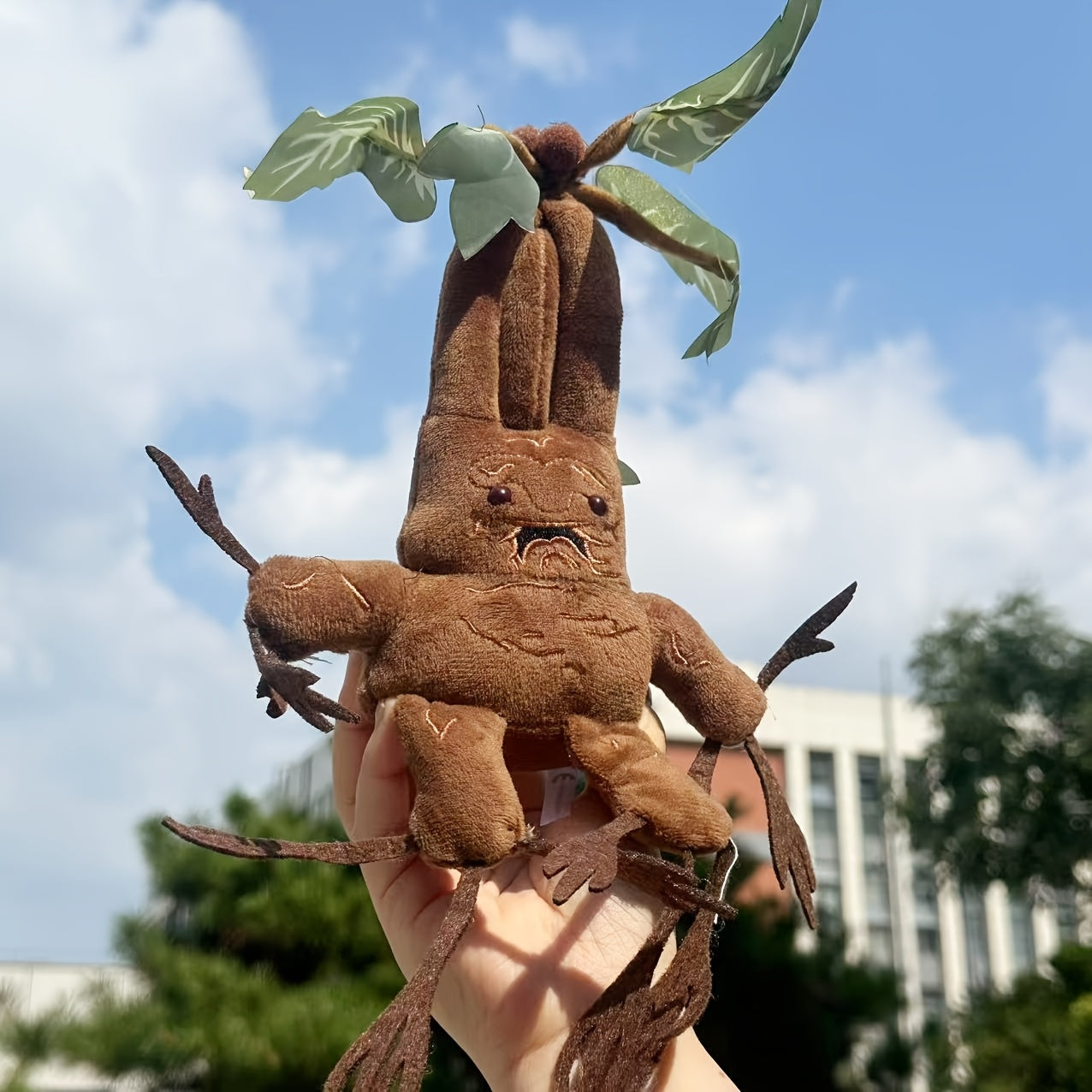 Cartoon Mandrake Plush Toy for Christmas Gift