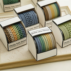 Colorful Braided Hair Tie Small Elastic Hair Bands Ponytail Holder