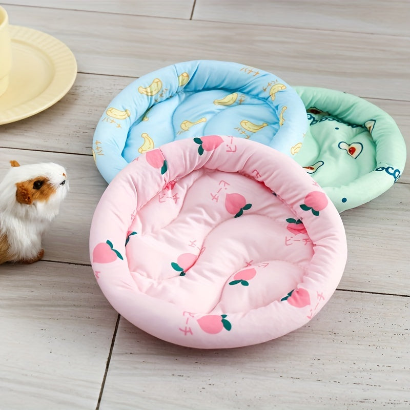 Summer Sleep Mat for Hamsters and Hedgehogs Ice Silk Pet Nest Pad