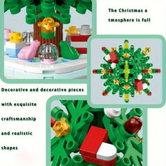 Handcrafted Christmas & Orange Tree Combo Set