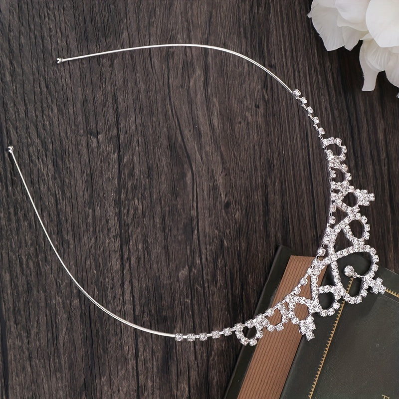 Kids Crystal Rhinestone Crown Hair Band