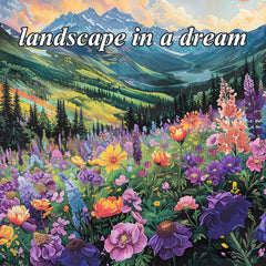 Dream Landscape Coloring Book 20 Pages Creative Relaxation Fun Winter Gift