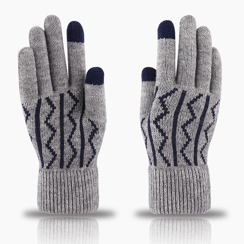 Winter Touchscreen Knit Gloves for Men