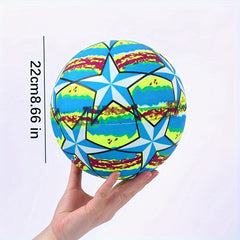 Rainbow Sports Balls Set - Playground Ball Basketball Soccer Kickball Inflatable