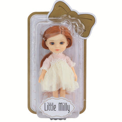 Charming 6 Inch Princess Doll Pink Fashionable Collectible Toy