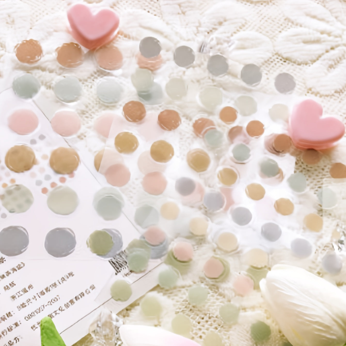 3-Pack Polka Dot Waterproof Marker Stickers