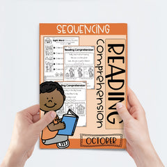 Monster Crew October Sequencing Reading Comprehension Worksheets