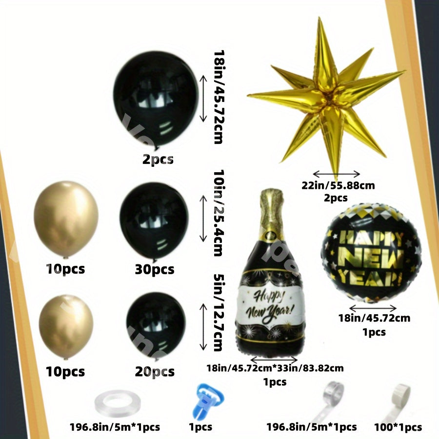 Golden Star Balloons for Party Decoration