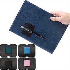Pen Loop Holder Adhesive PU Leather Elastic Band For Notebooks Journals