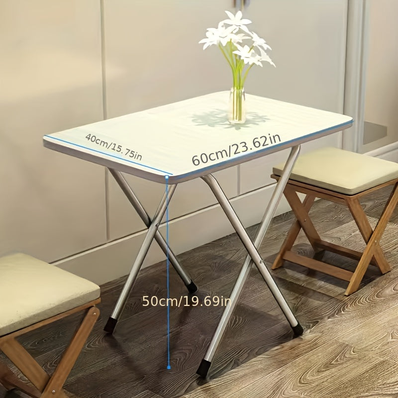1pc Folding Table Dining Table Bedroom Dormitory Study Table