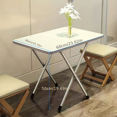 1pc Folding Table Dining Table Bedroom Dormitory Study Table