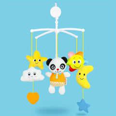 Baby Arrival Bed Bell Toy Animal Style with 360&deg; Rotating Music Box