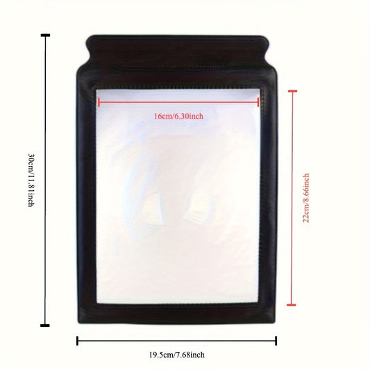 Portable 3X A4 Paper Size Magnifying Glass - Ideal Gift for Parents