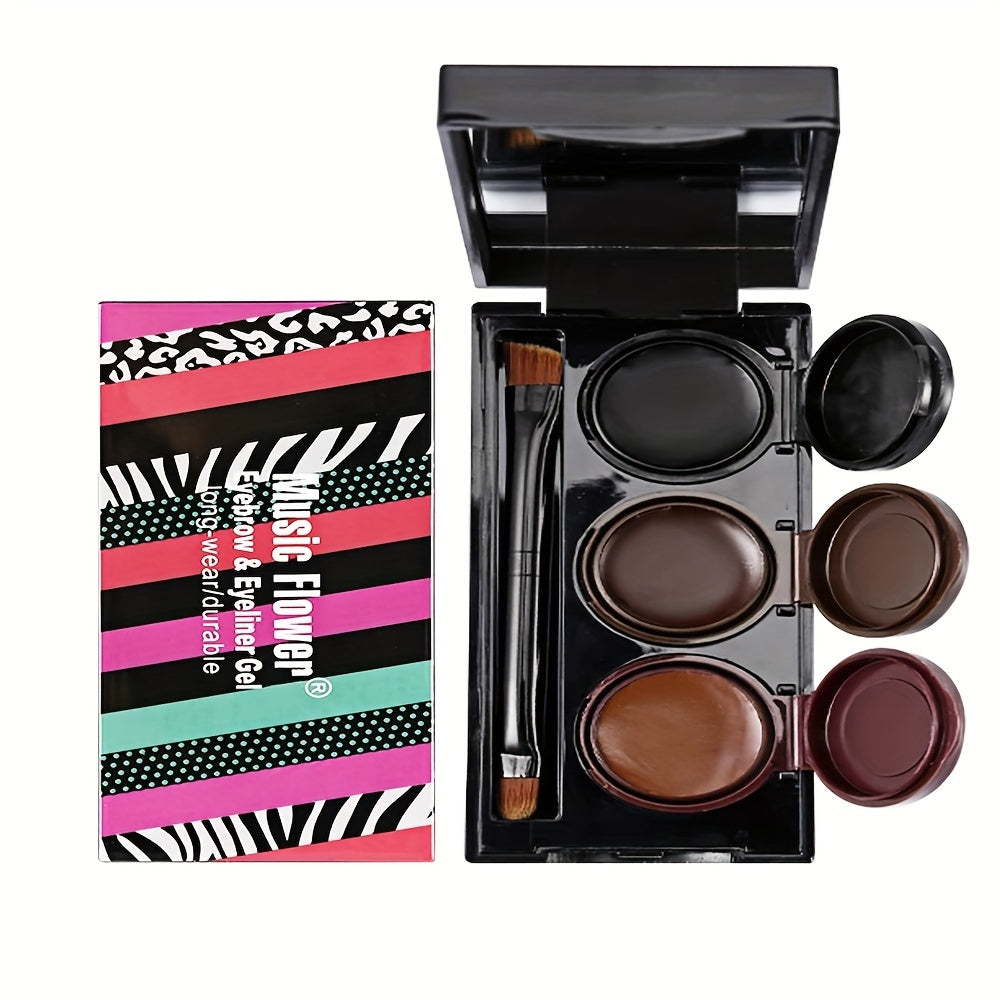 Long Wearing Eyebrow Eyeliner Gel Waterproof Cream