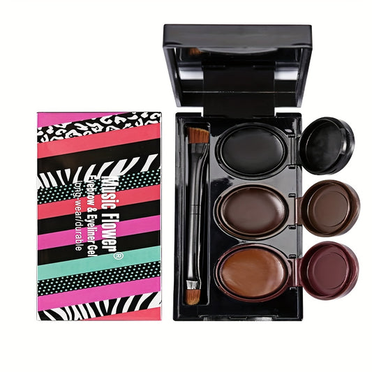 Long Wearing Eyebrow Eyeliner Gel Waterproof Cream