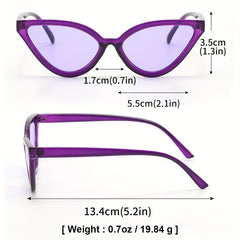3 Pairs Cat Eye Sunglasses Women Retro Summer Outdoor Shades