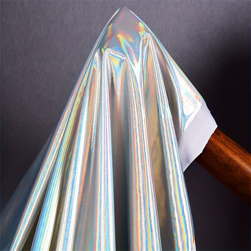 Colorful Graduation Elastic Glare Fabric