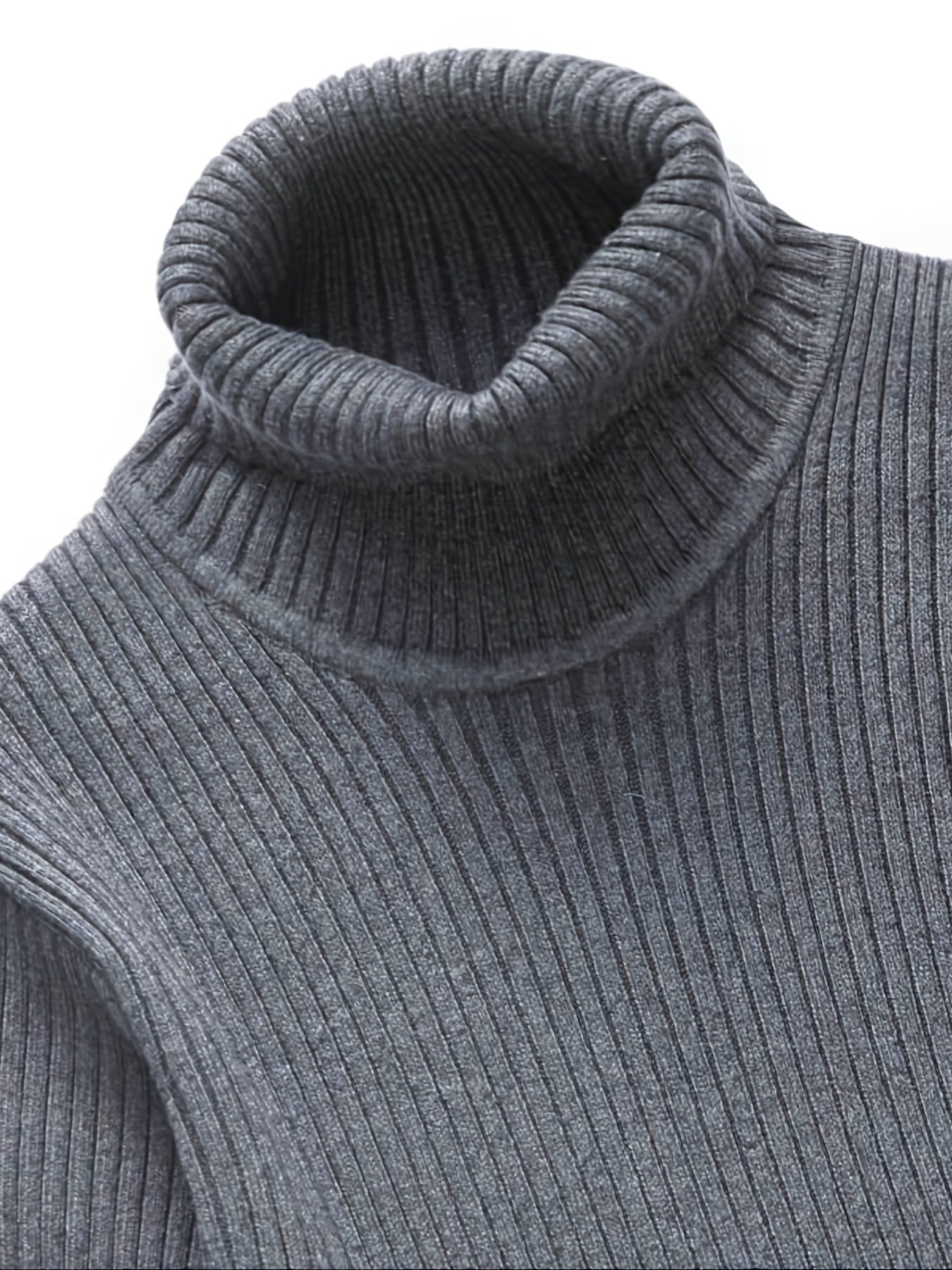 Men's Winter Turtleneck Knit Pullover Sweater Base Layer