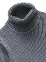Men's Winter Turtleneck Knit Pullover Sweater Base Layer