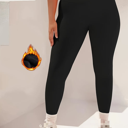 Fleece Lined Tummy Control High Waist Leggings