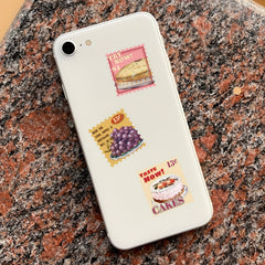 Retro Food Stickers Pack of 50, DIY Decoration, Bullet Journals