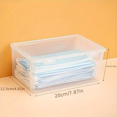 Desktop Storage Case Large Capacity Dustproof Mask Storage Box