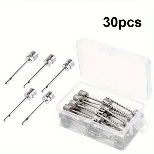 30pcs Ball Pump Needle Set for Various Sports Balls with Storage Box