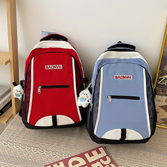 Stylish Nylon Backpack Large Capacity Schoolbag