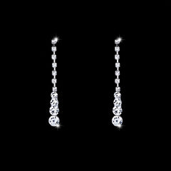 Crystal Tassel Jewelry Set - Necklace & Earrings