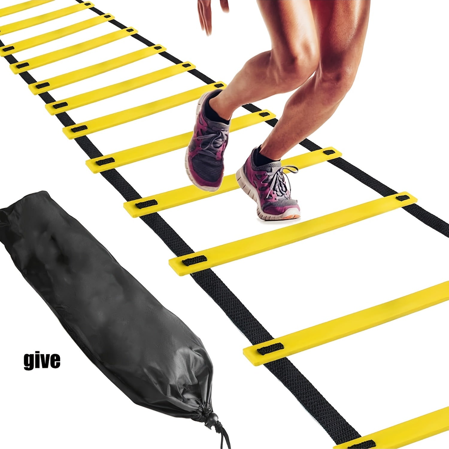 12 Rung Agility & Speed Training Ladder For Soccer & Football