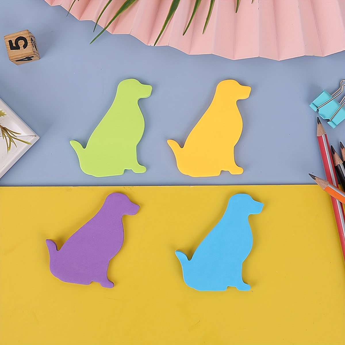 7pcs Dog Series Sticky Note 30 Sheets Notepad School Label Stationery